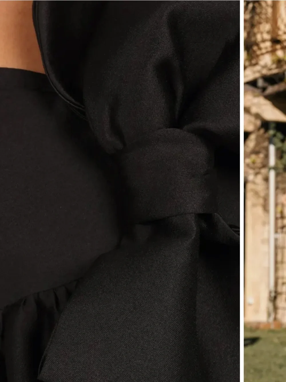 Petal and Pup Betina Bow One Shoulder Gown - Picture 5 of 11